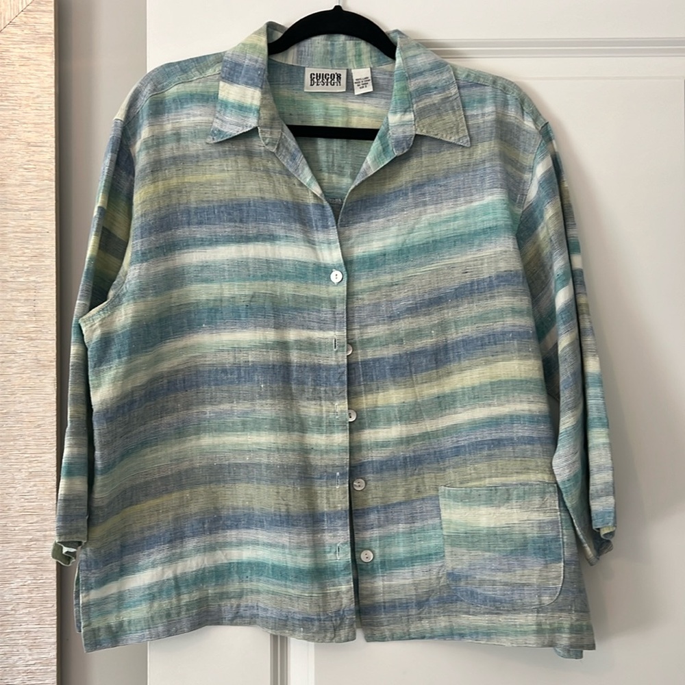 CHICO’S LINEN JACKET